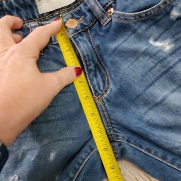 Garage brand distressed boyfriend jeans size 00 - Picture 5 of 8